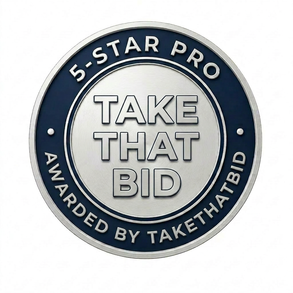 5-Star Pro — Awarded by TakeThatBid